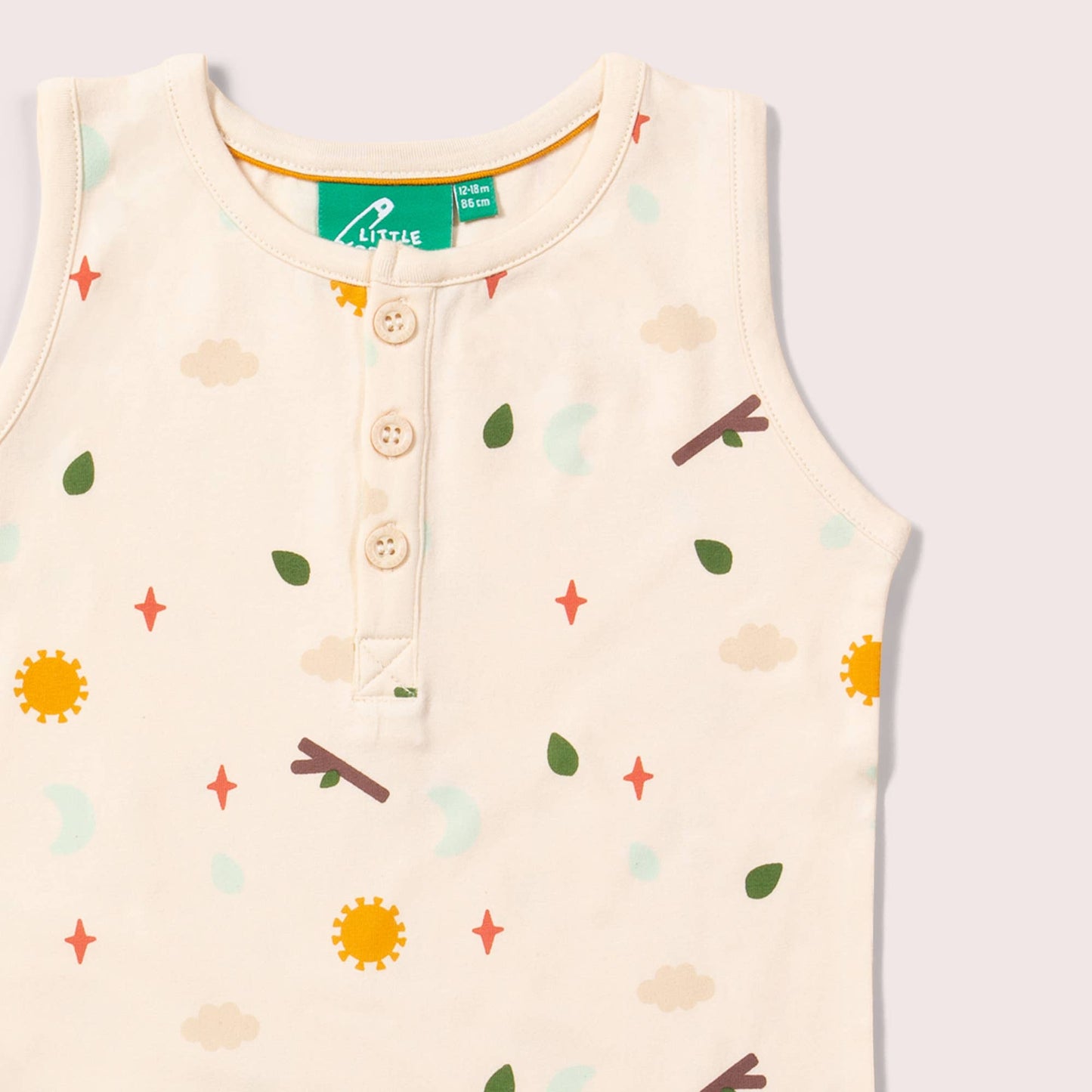 Adventure Organic Vest Set - Patterned