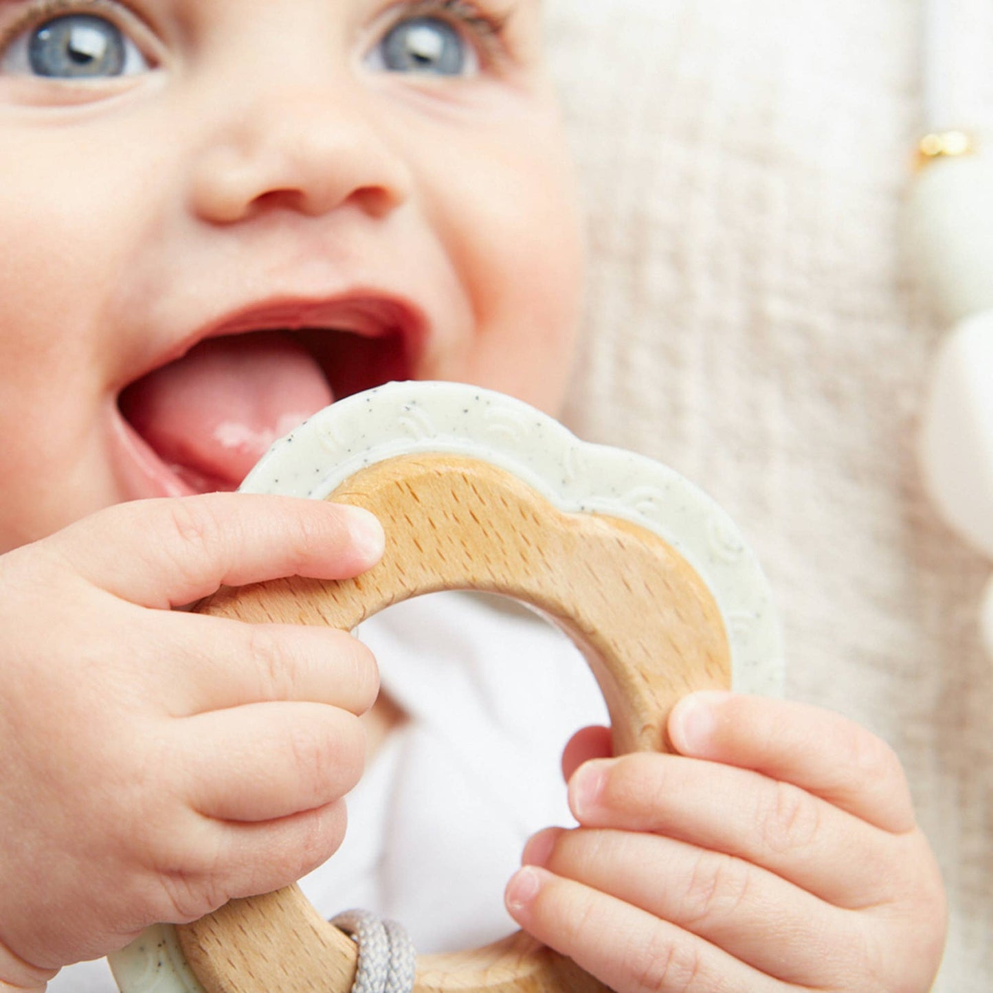 Moonlight Wood + Silicone Teether
