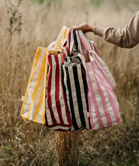 Striped tote bag Original - several colors