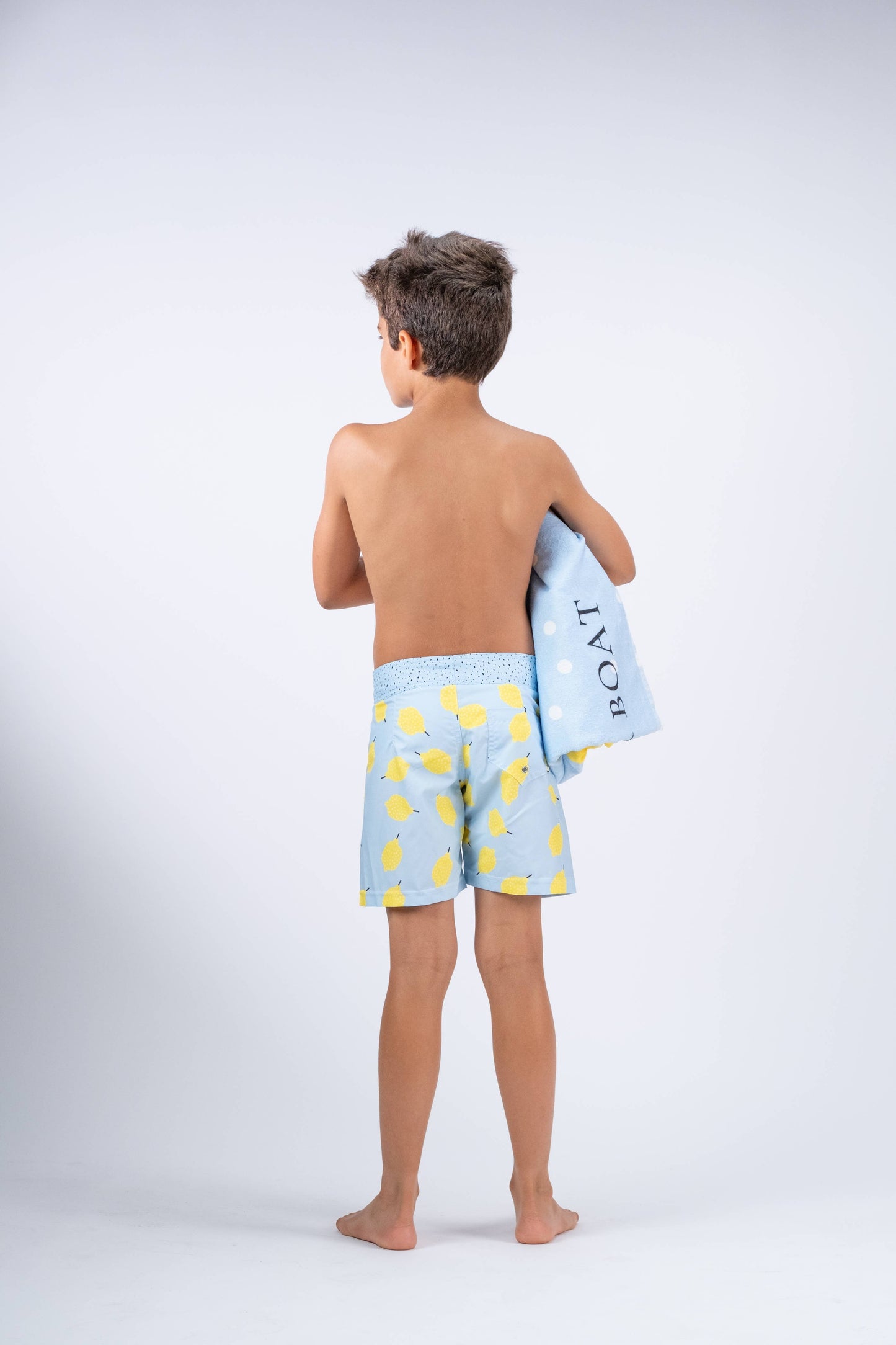Lemon surfer swim shorts