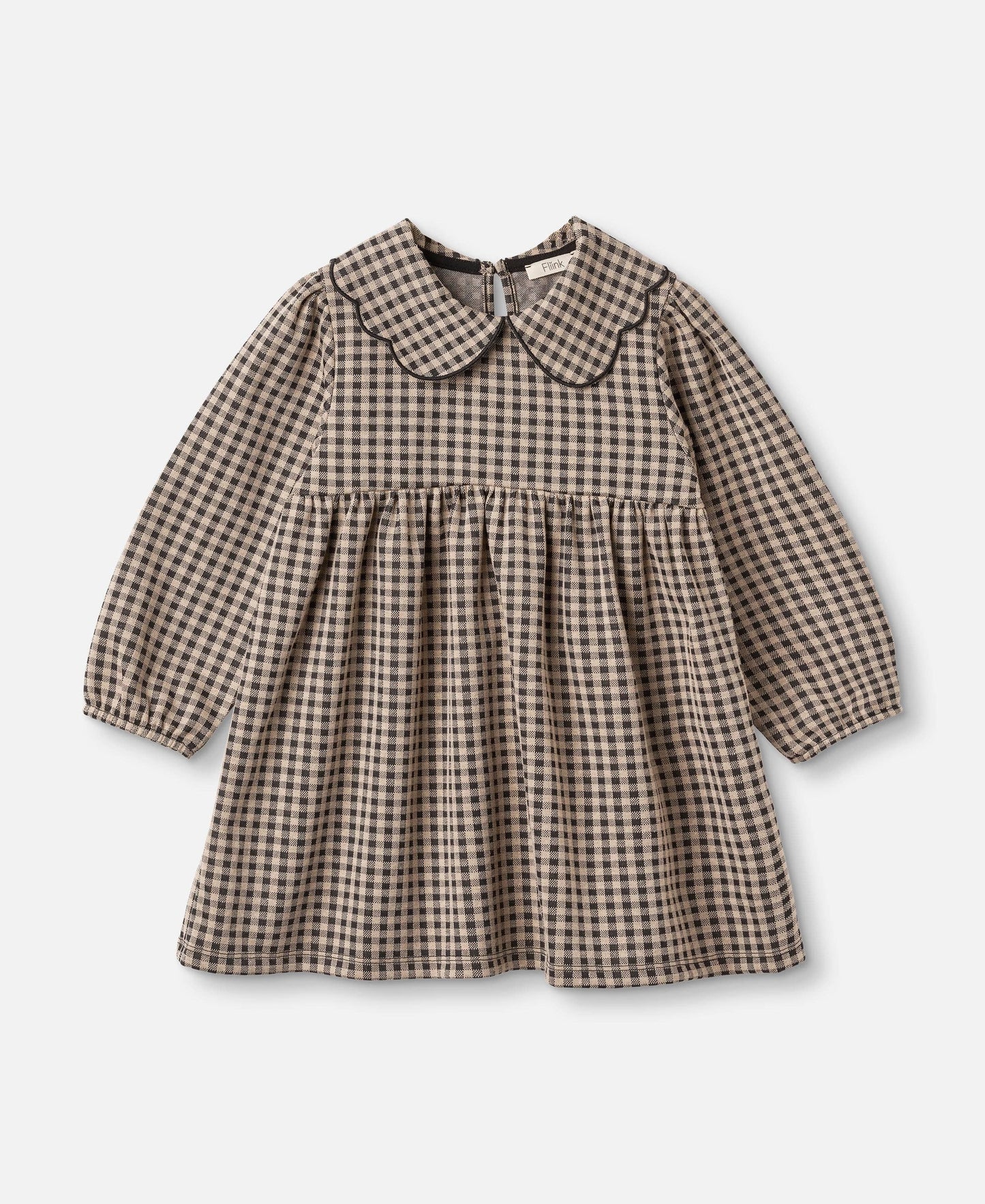 ELLA LS DRESS - SANDSHELL/CARAFE