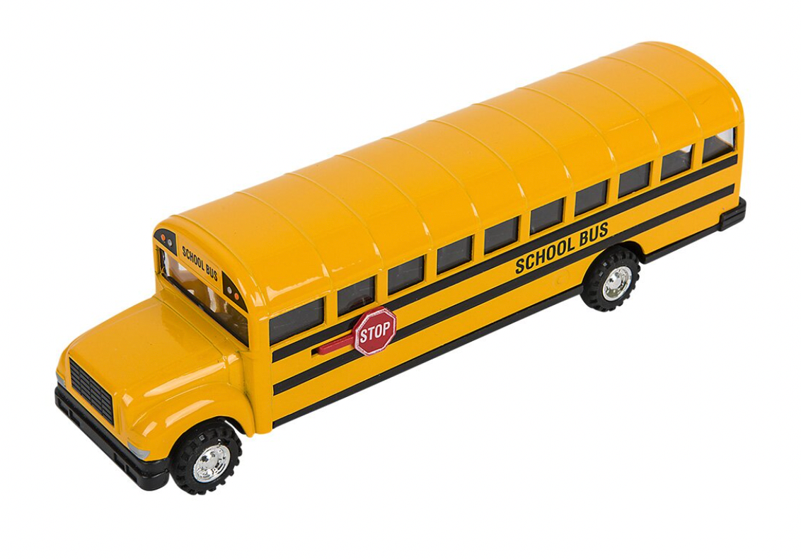 8.5" SCHOOL BUS NEW YORK Die Cast Car