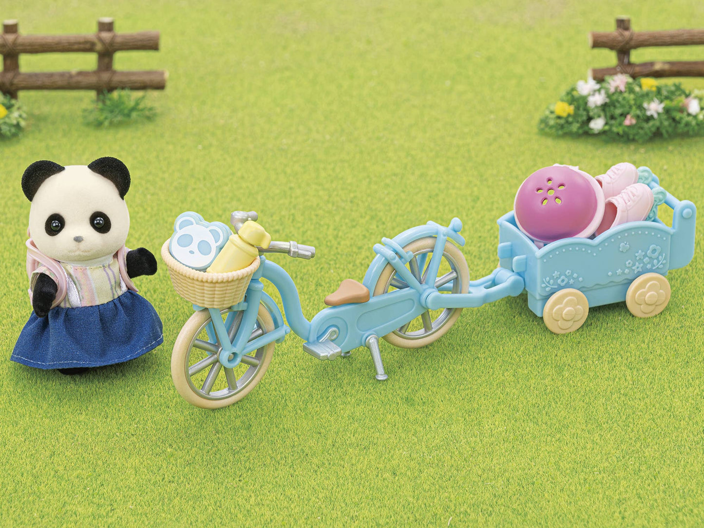 Calico Critters Pookie Panda Girl's Cycle & Skate Set