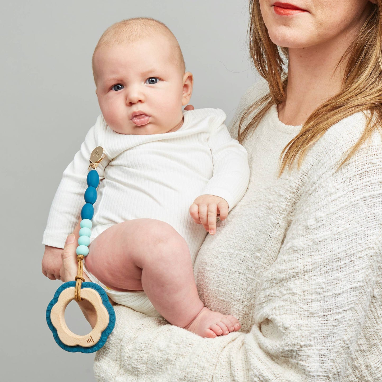 Ocean Wood + Silicone Teether