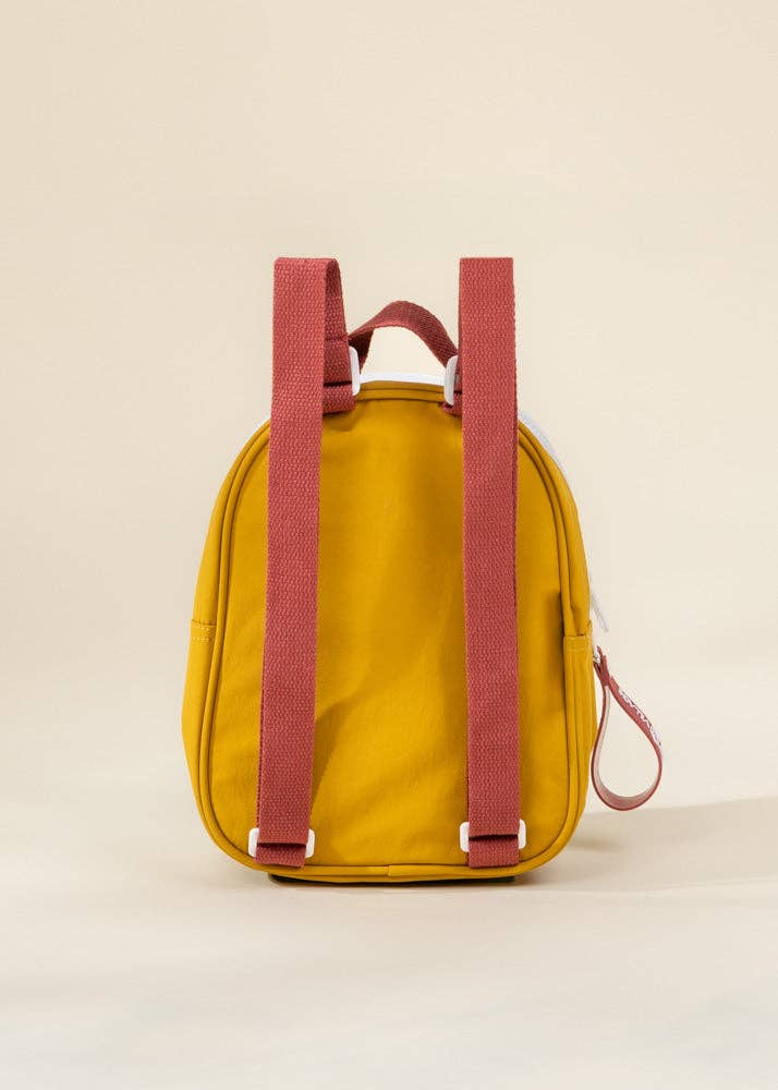 Washable Nylon Small Backpack - Golden Hour