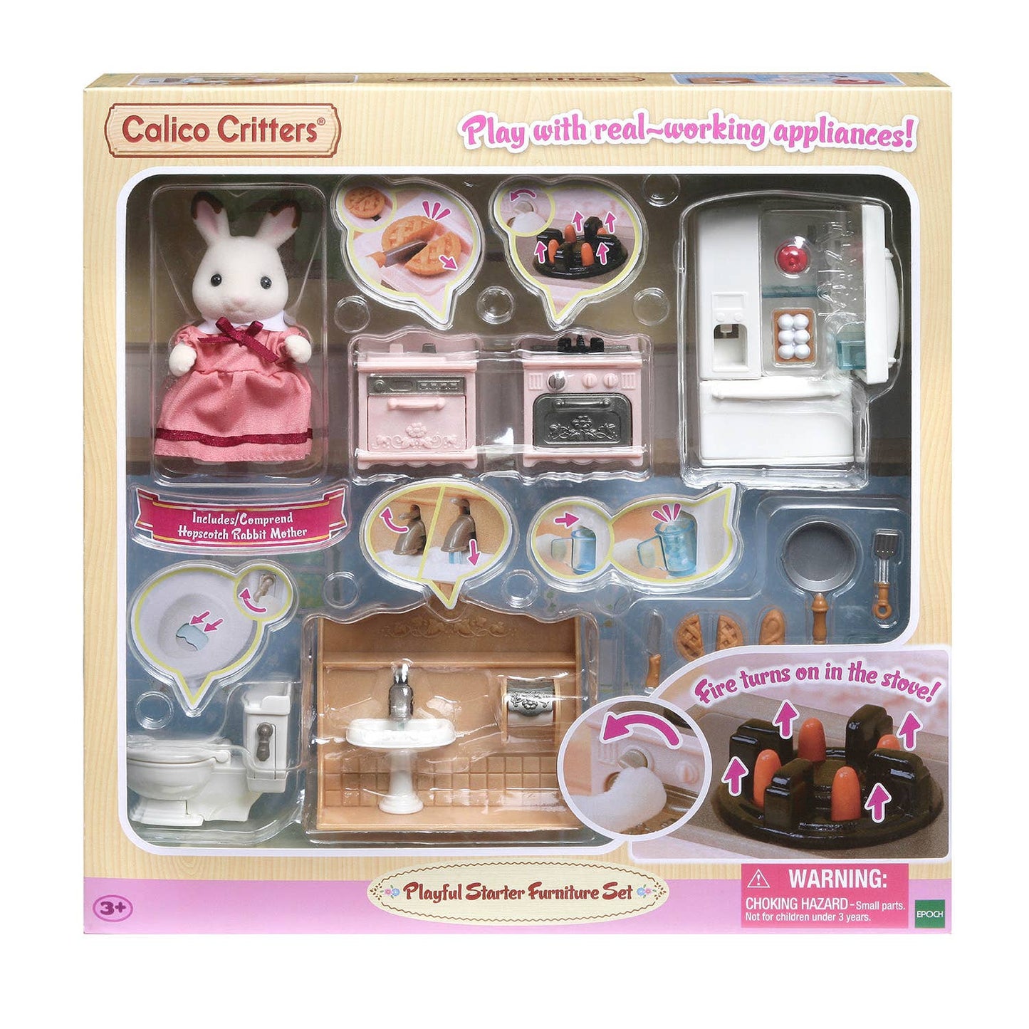 Calico Critters Starter Furniture Set, Dollhouse Furniture