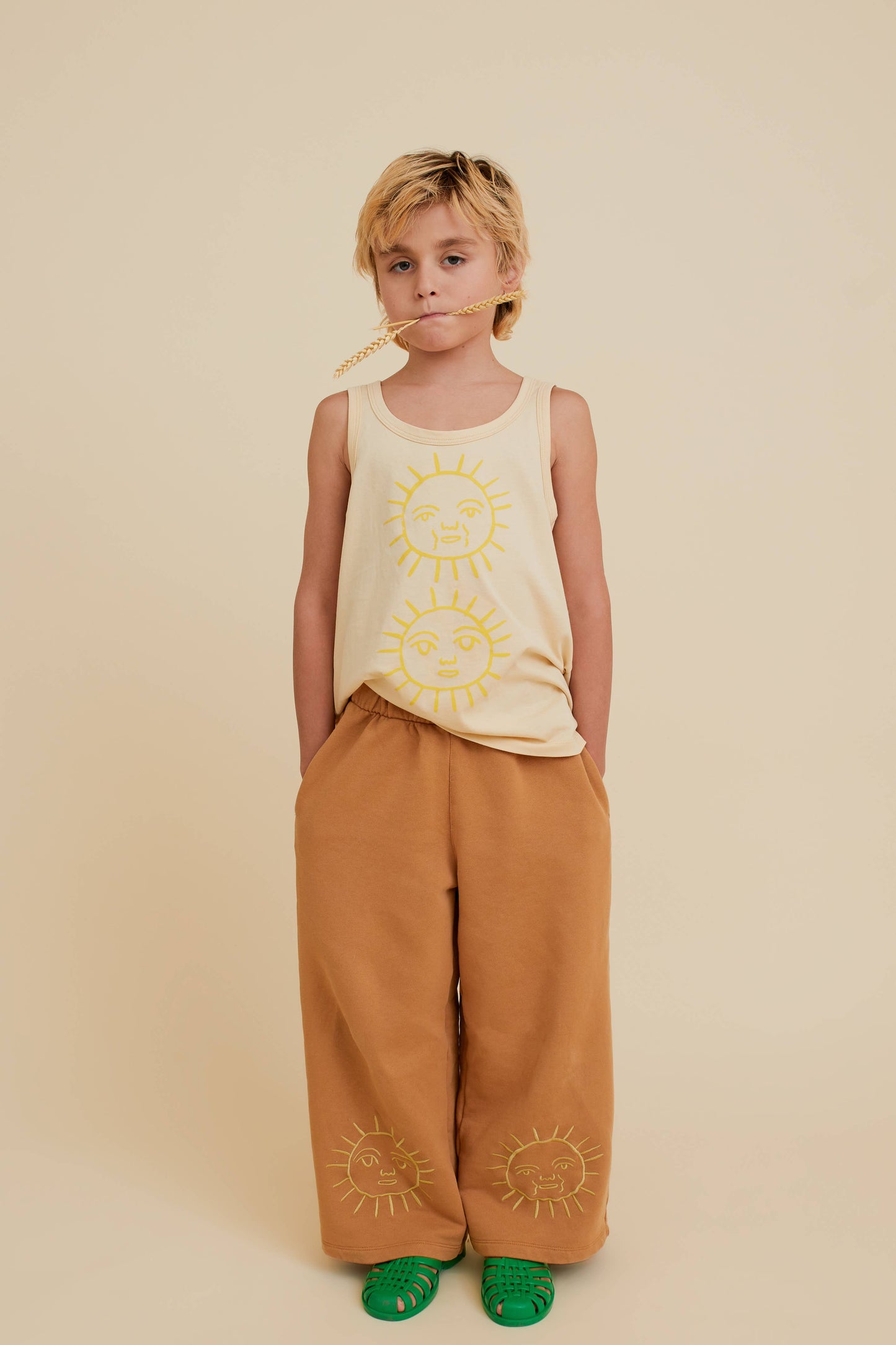 ORGANIC COTTON SUN SLEEVELESS TOP