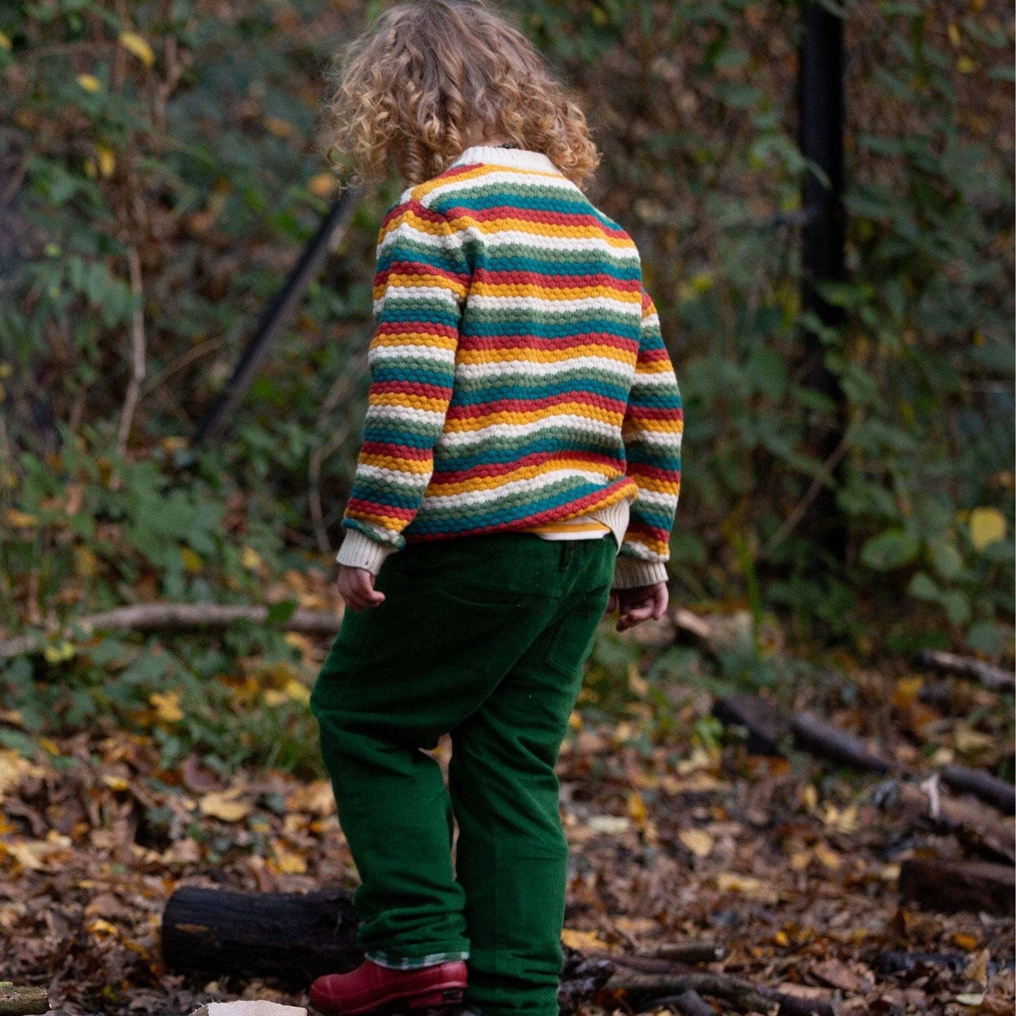 Vintage Green Corduroy Adventure Jeans
