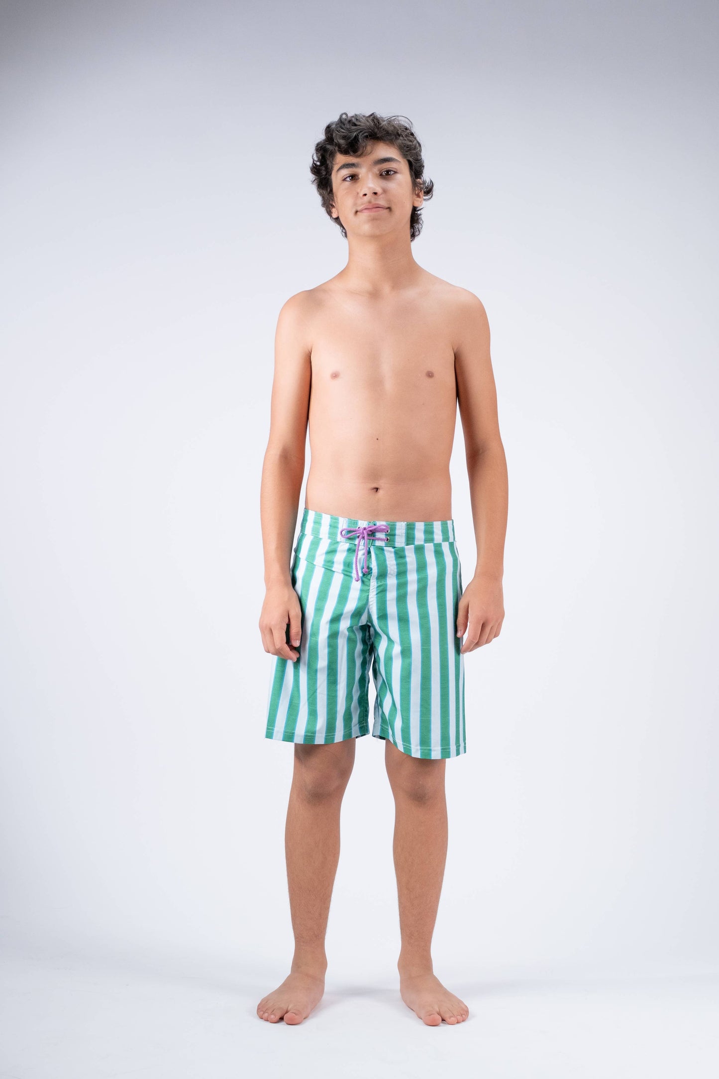 Summer stripes surfer swim shorts