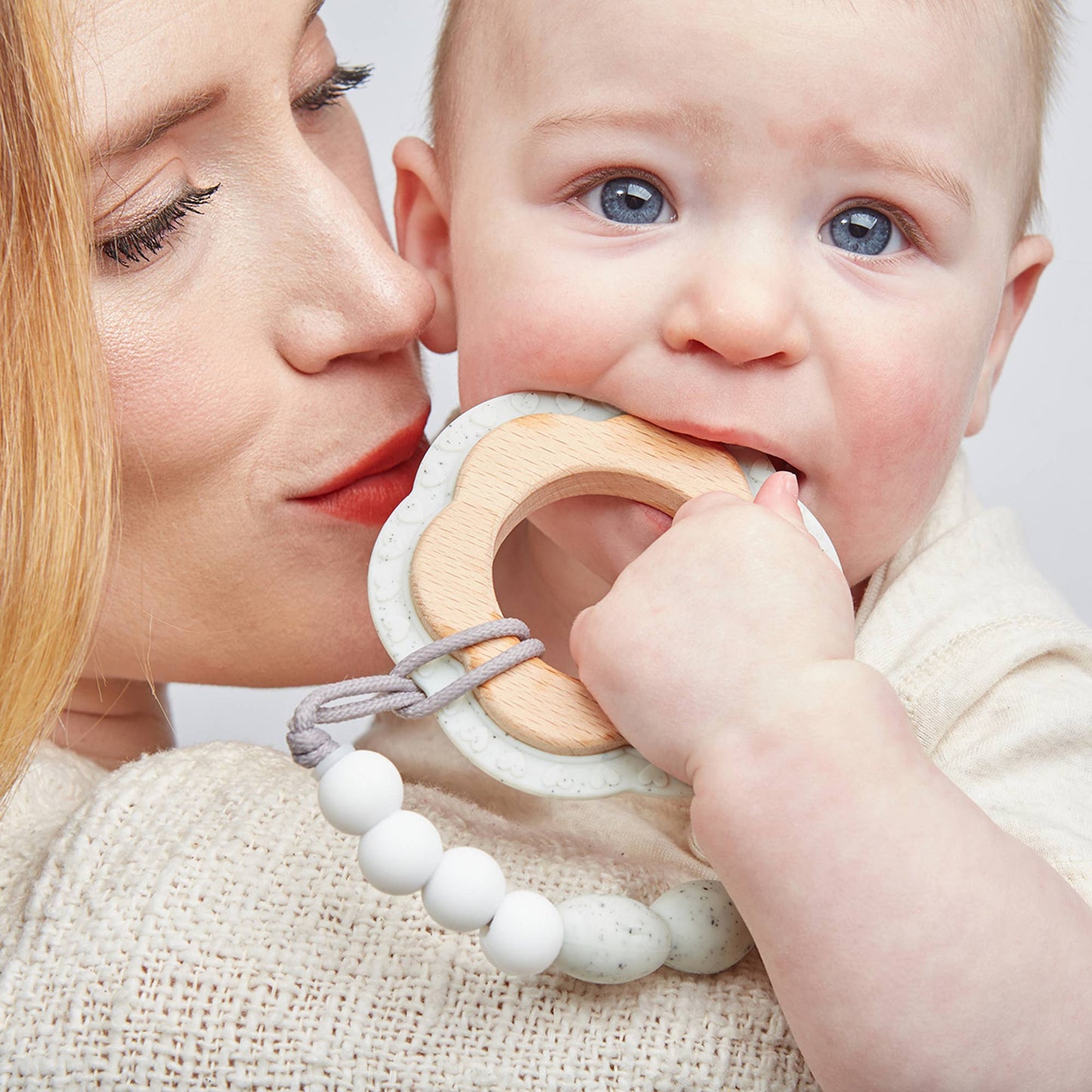 Moonlight Wood + Silicone Teether