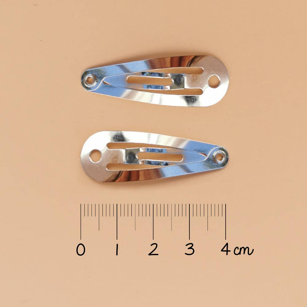 Multicoloured rainbow hair clips (pair)