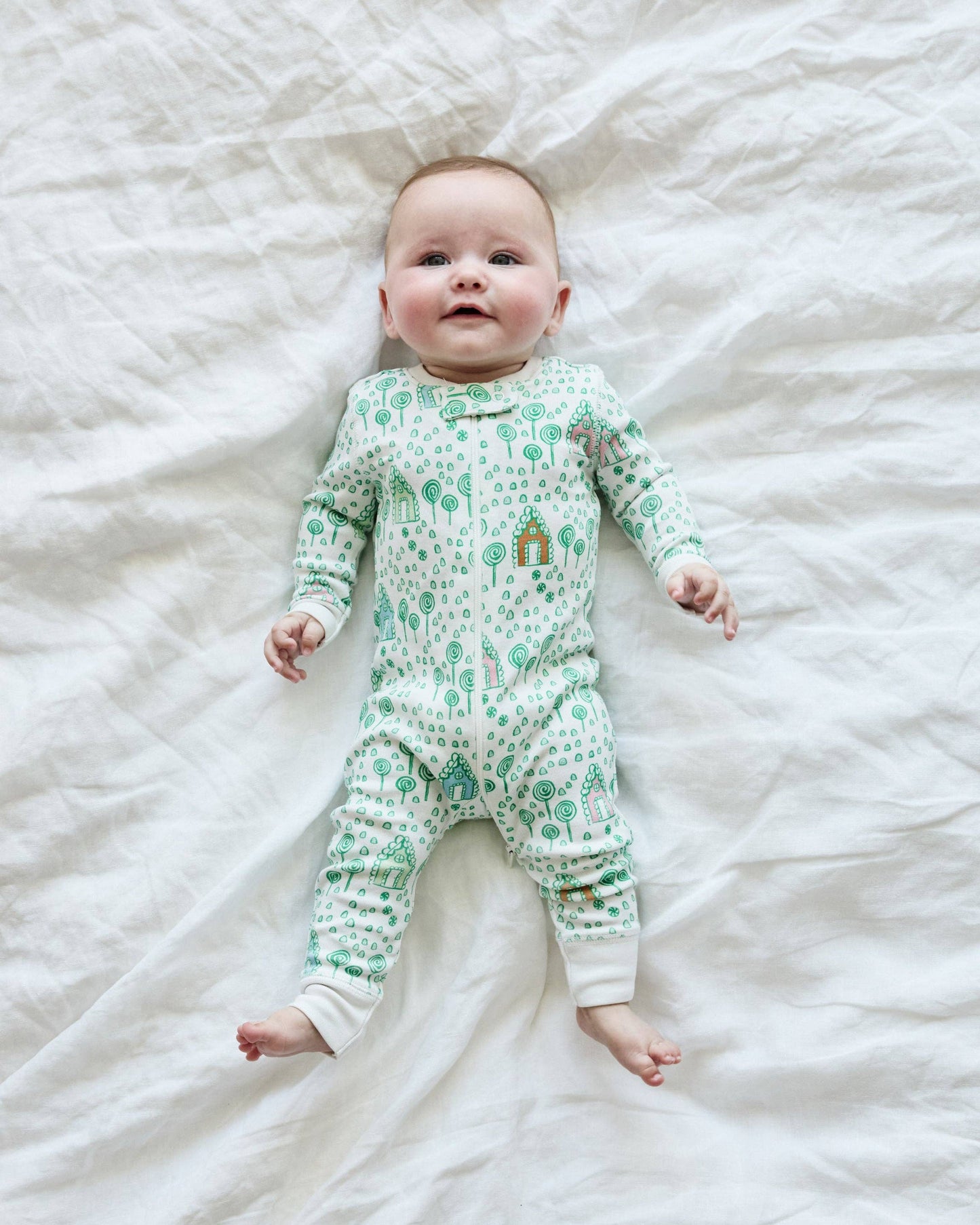 Zip Sleeper - Gingerbread | Emerald