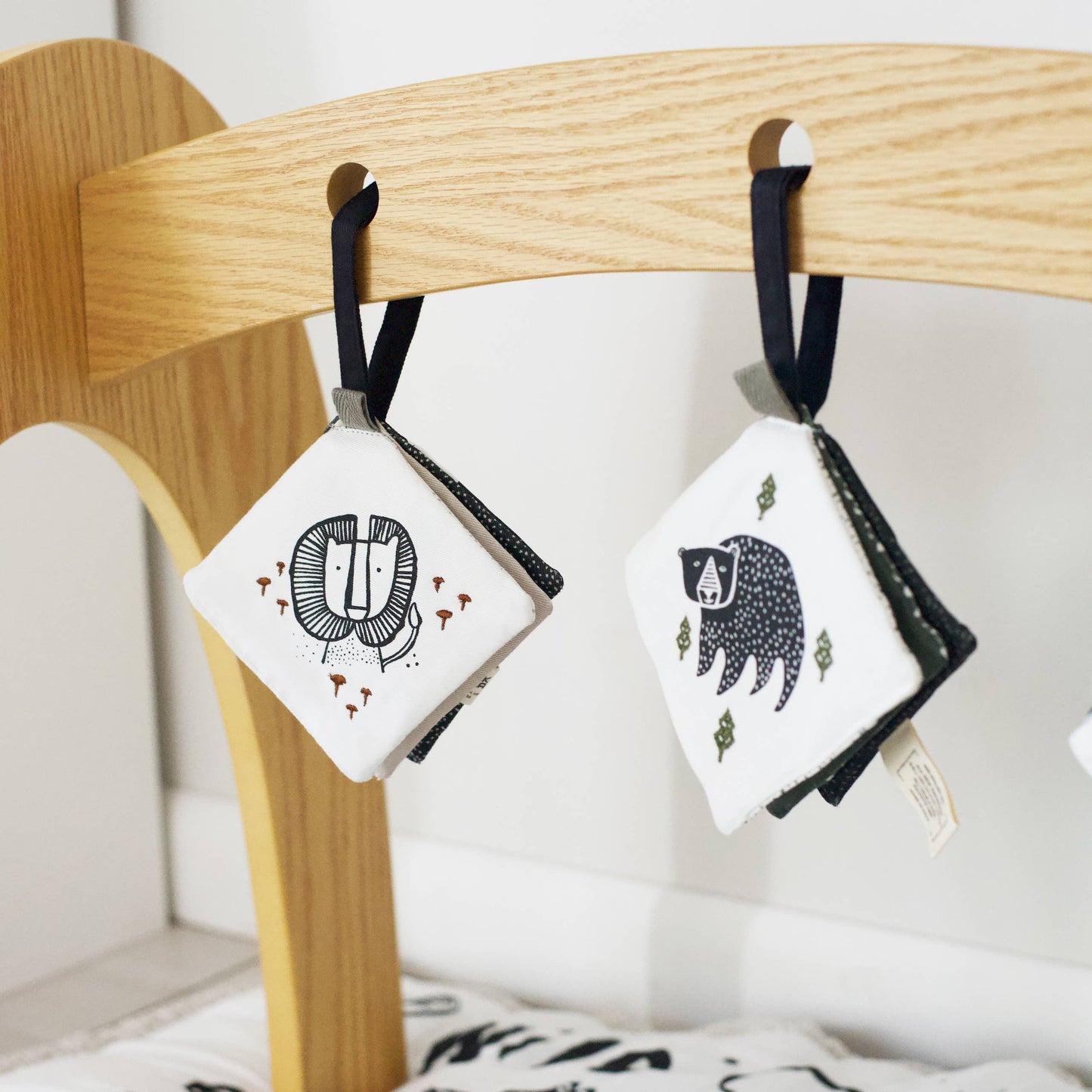 Crinkle Pages Stroller Activity Toy for Baby - Wild