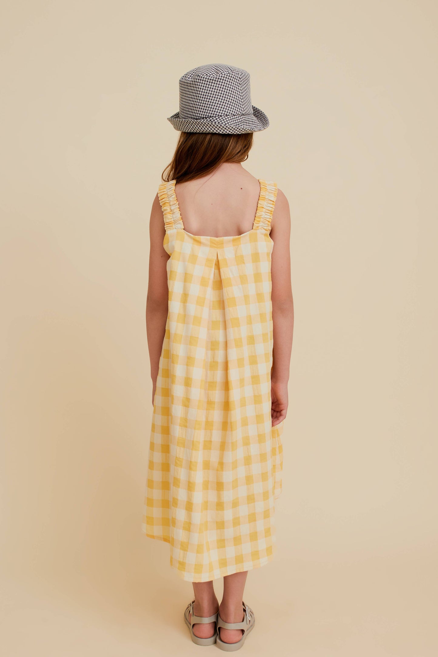 MAXI CHECK DRESS