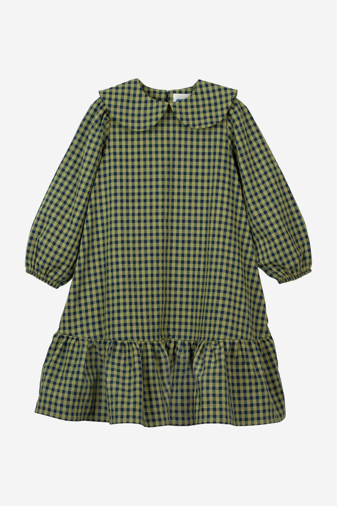 CHECKERED DRESS WITH COLLAR