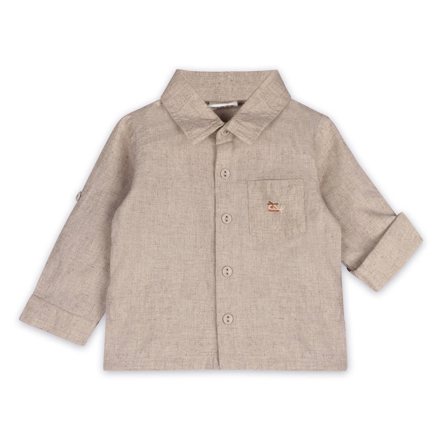 Positano Linen Baby Shirt & Corduroy Pants (Organic)