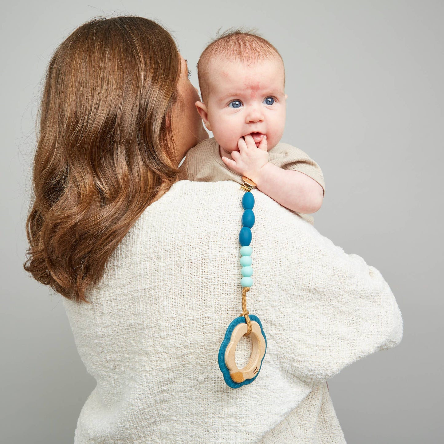 Ocean Wood + Silicone Teether