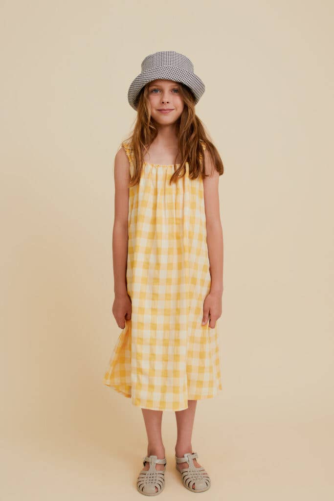 MAXI CHECK DRESS