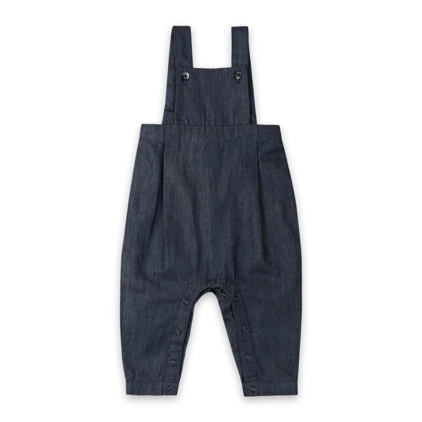 Oxford Gingham Baby Shirt & Overall Jumpsuit -Organic
