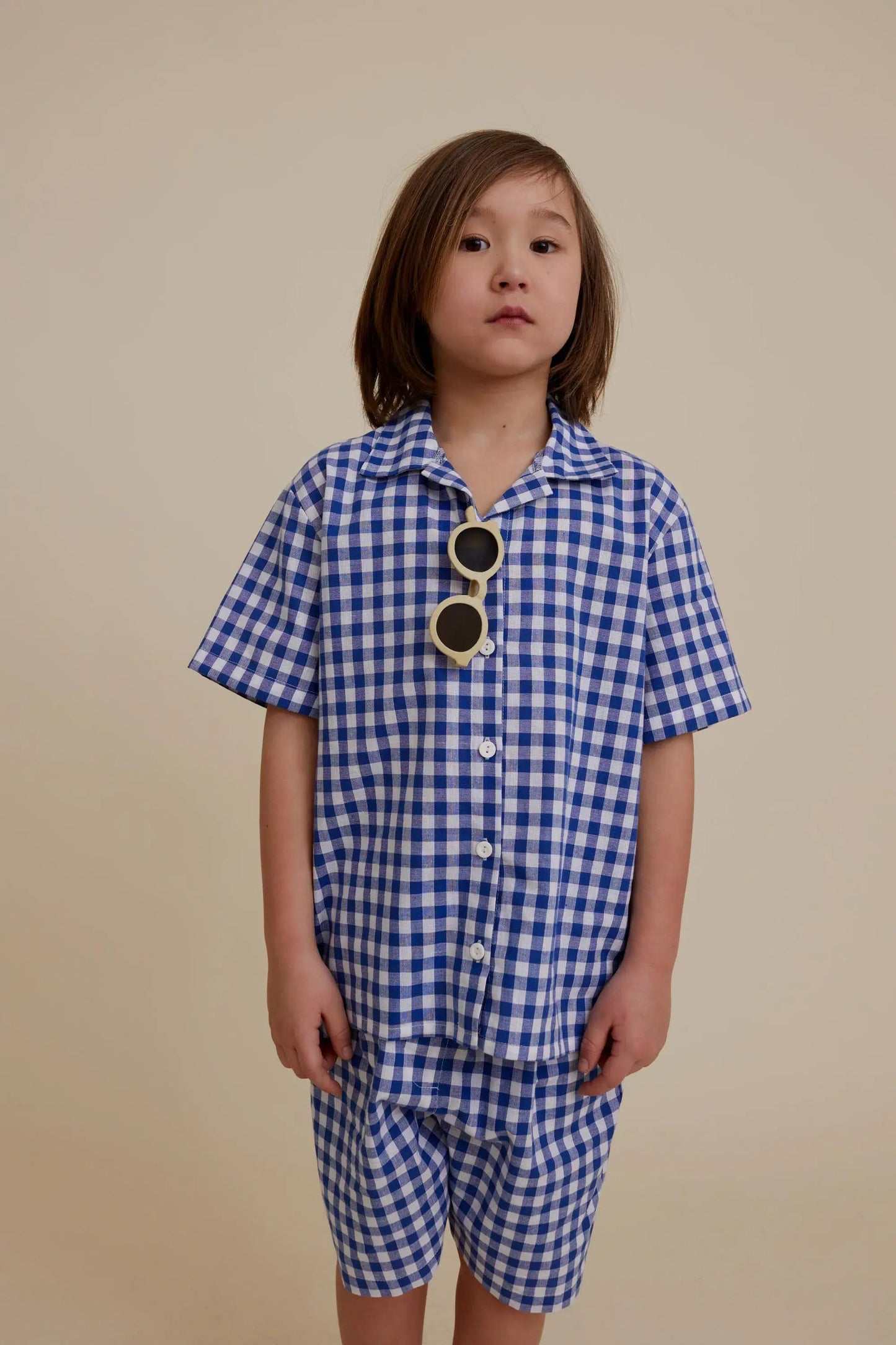 CHECKERED COTTON SHIRT