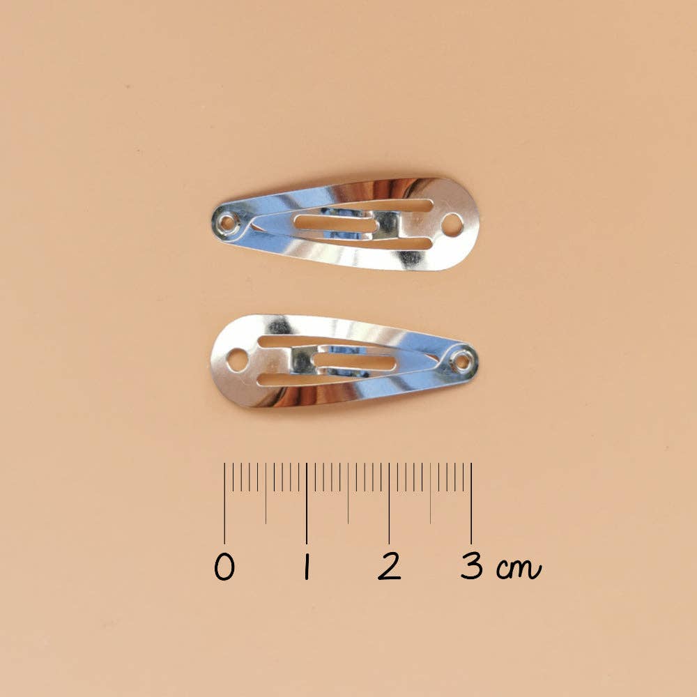 Mini strawberry hair clips (pair)