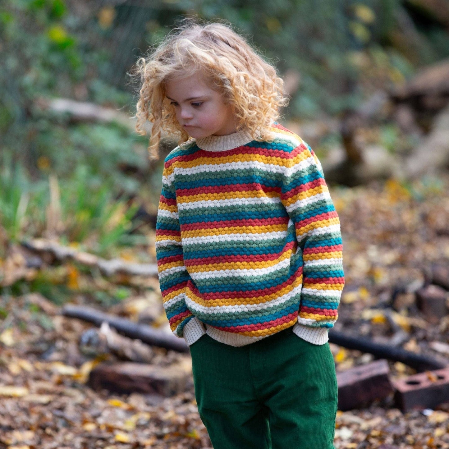 Vintage Green Corduroy Adventure Jeans