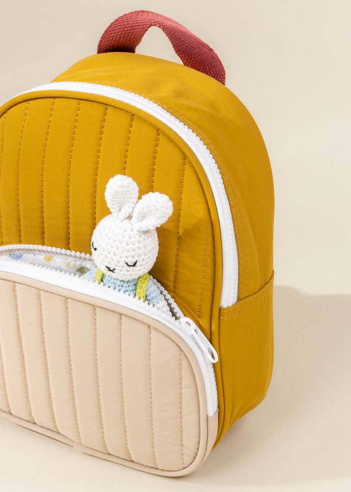 Washable Nylon Small Backpack - Golden Hour