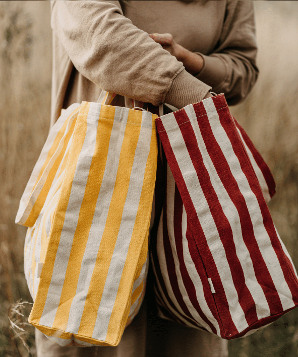 Striped tote bag Original - several colors