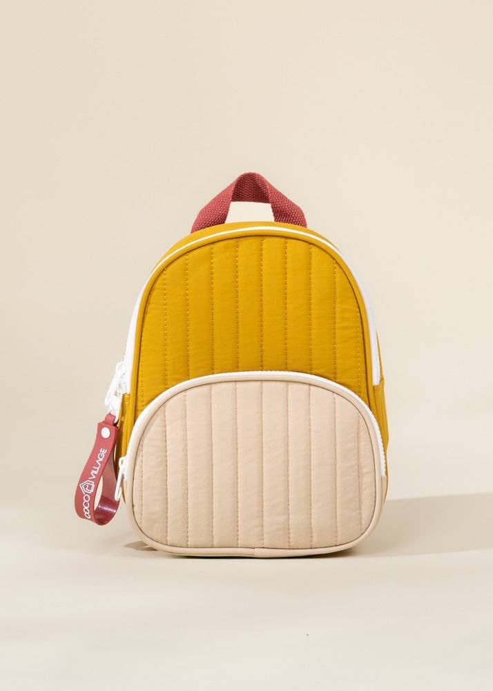 Washable Nylon Small Backpack - Golden Hour