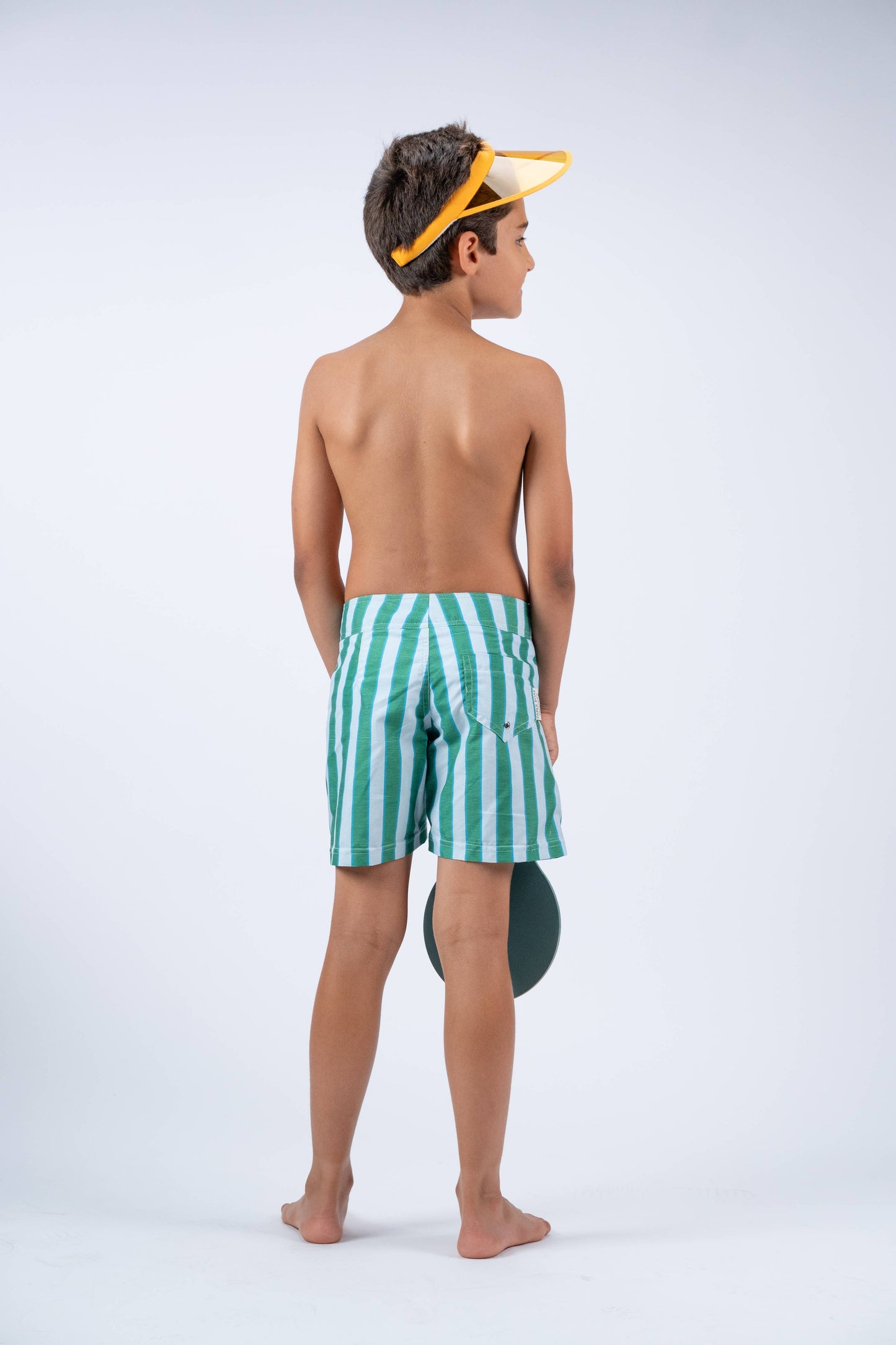 Summer stripes surfer swim shorts