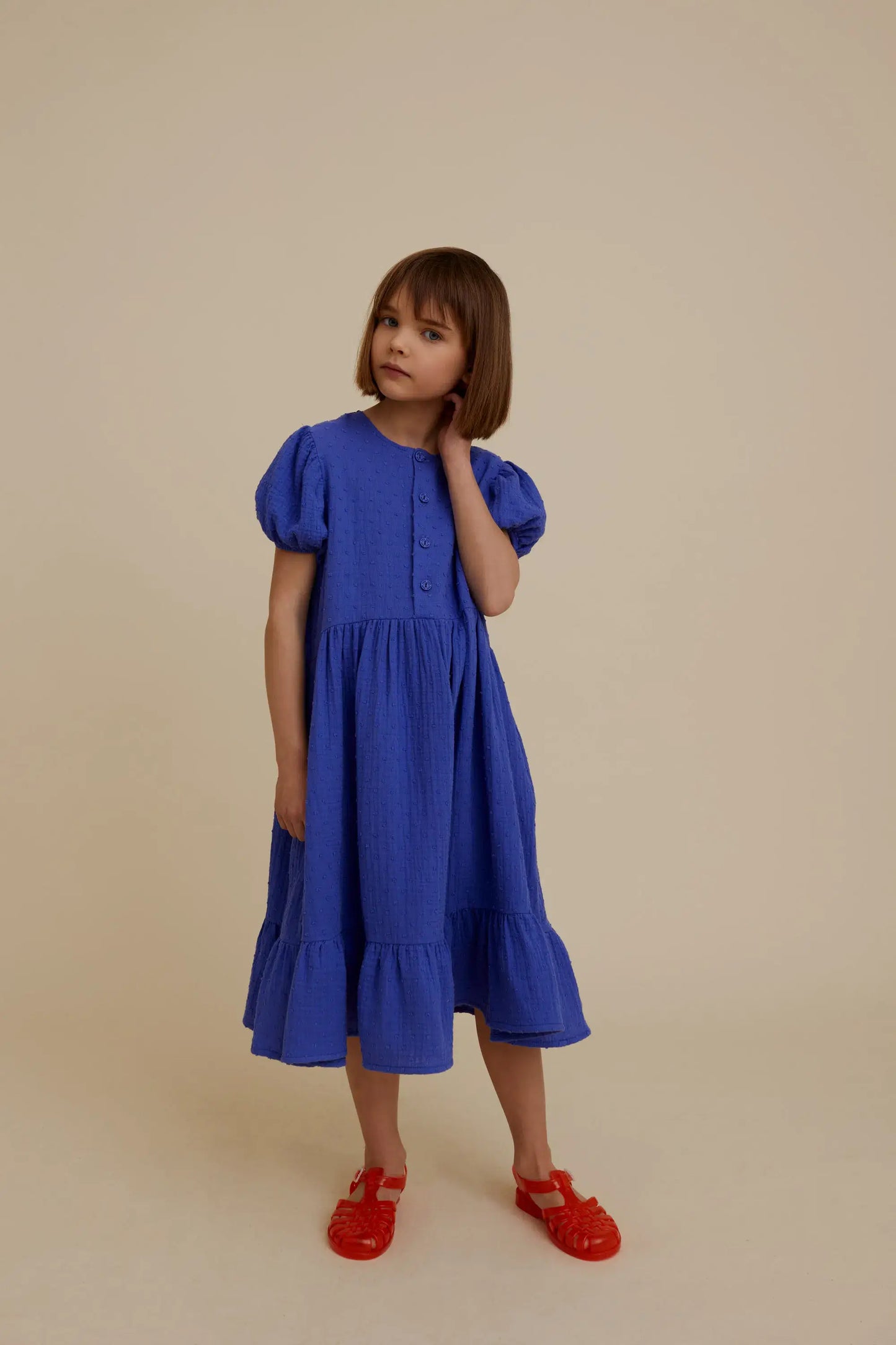 MUSLIN COTTON MAXI DRESS