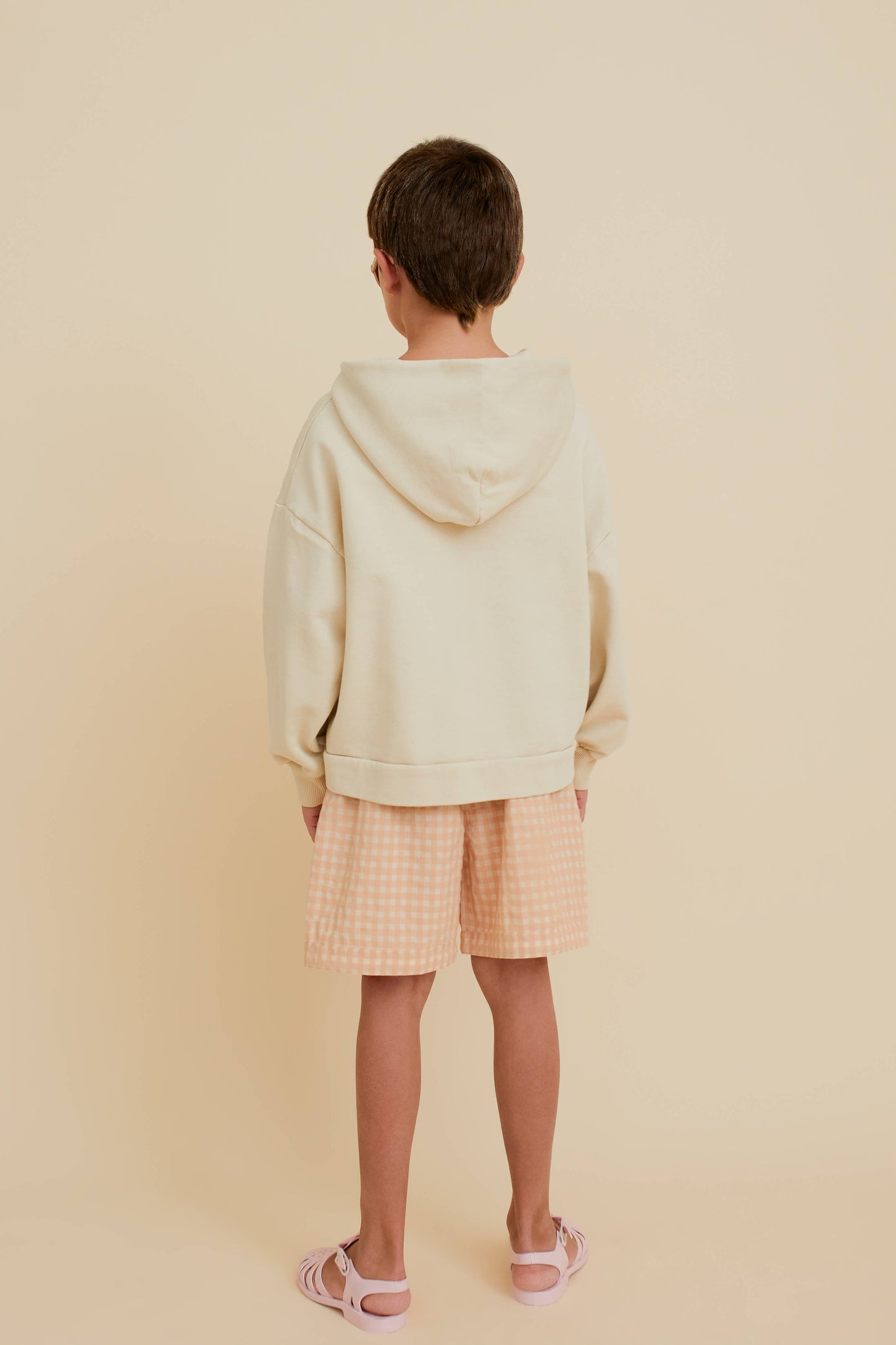 ORGANIC COTTON EMBROIDERED WASHED HOODIE