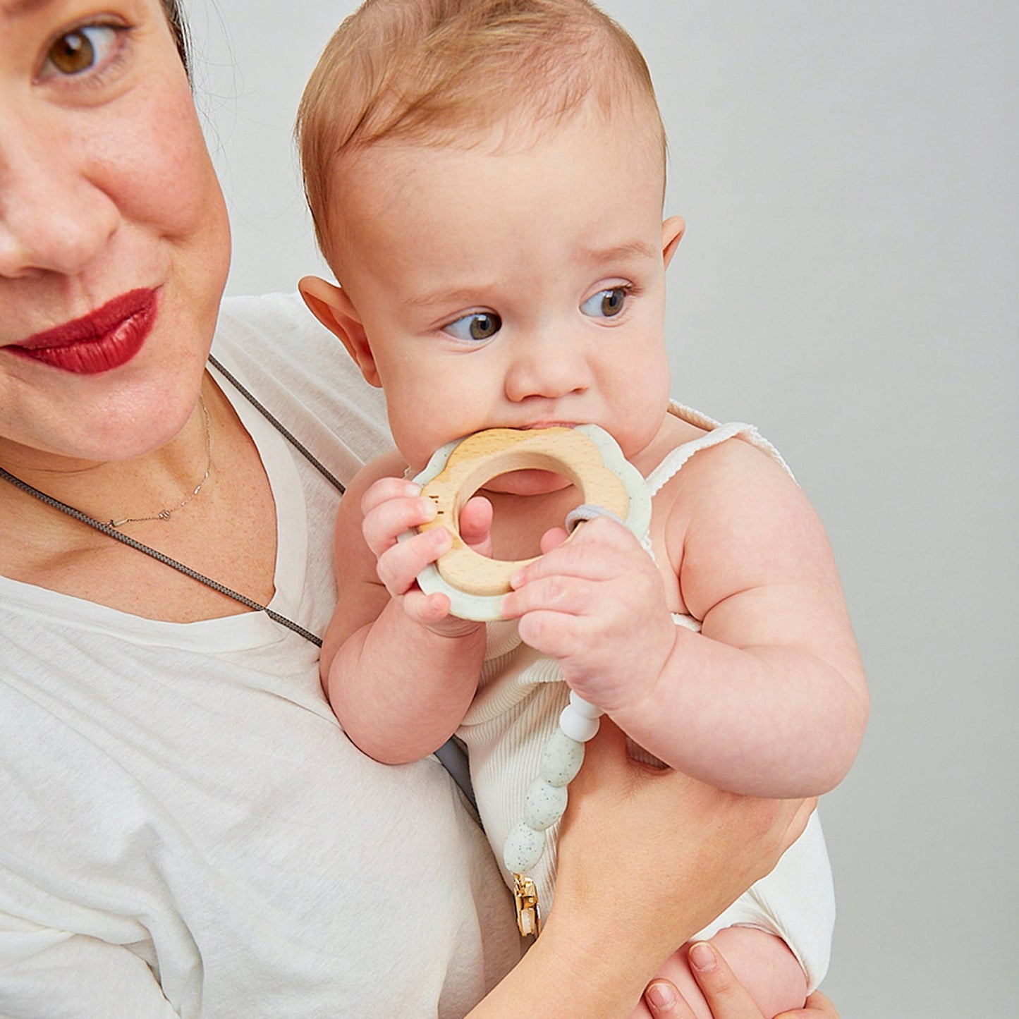 Moonlight Wood + Silicone Teether