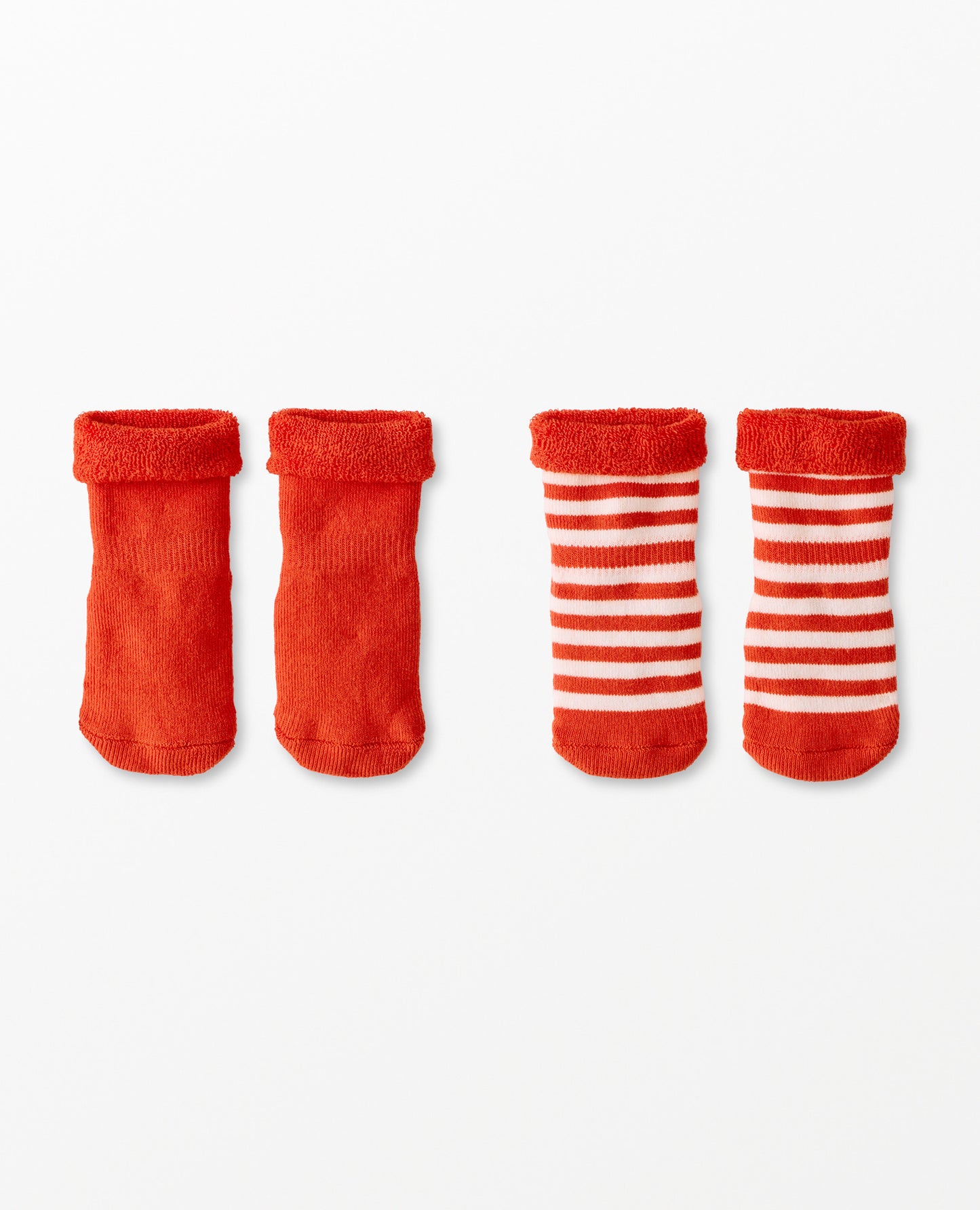 2-Pack Baby Socks - Red