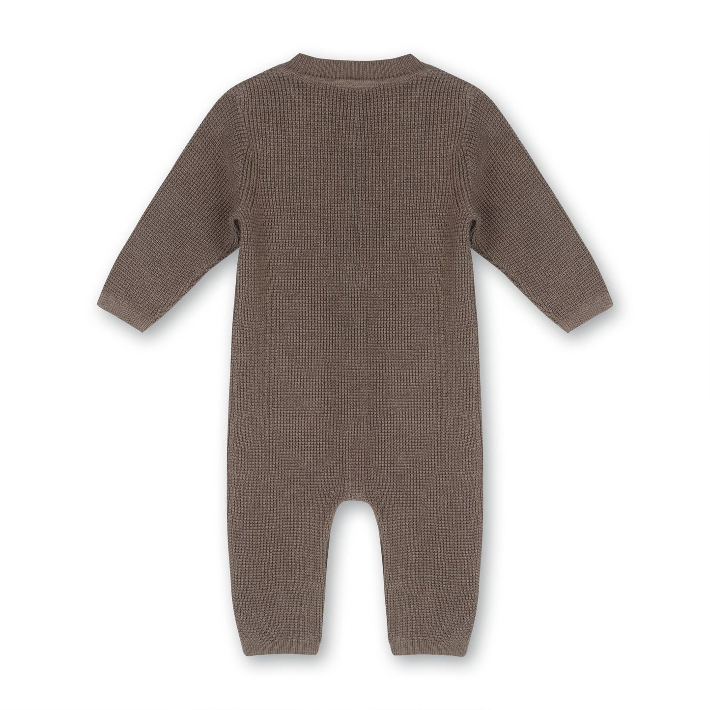 Pocket & Button Chunky Sweater Knit Baby Jumpsuit (Organic)