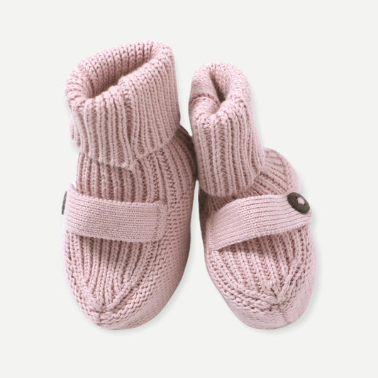 Milan Earthy Baby Booties Shoes Sweater Knit -Organic Cotton