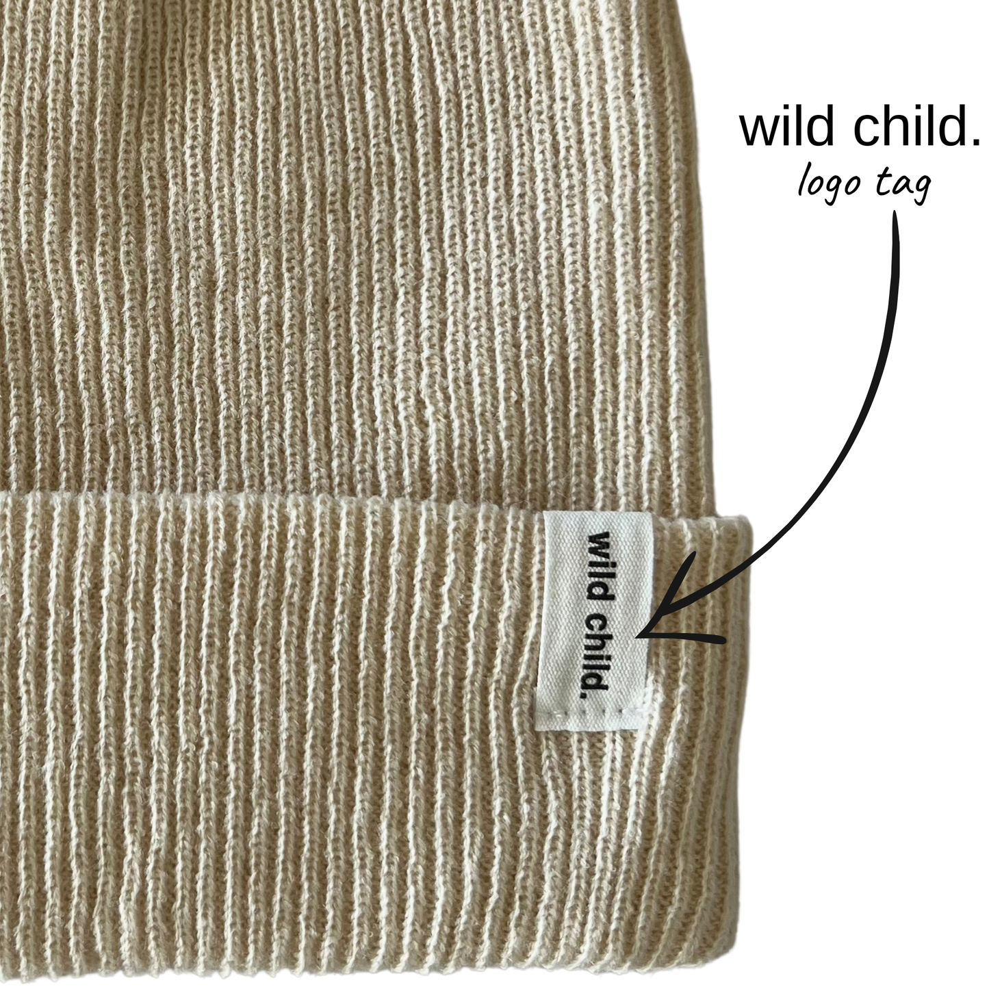 Baby / Kids Classic Beanie (Cream)