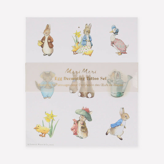 Peter Rabbitâ„¢ In The Garden Egg Decorating Tattoos