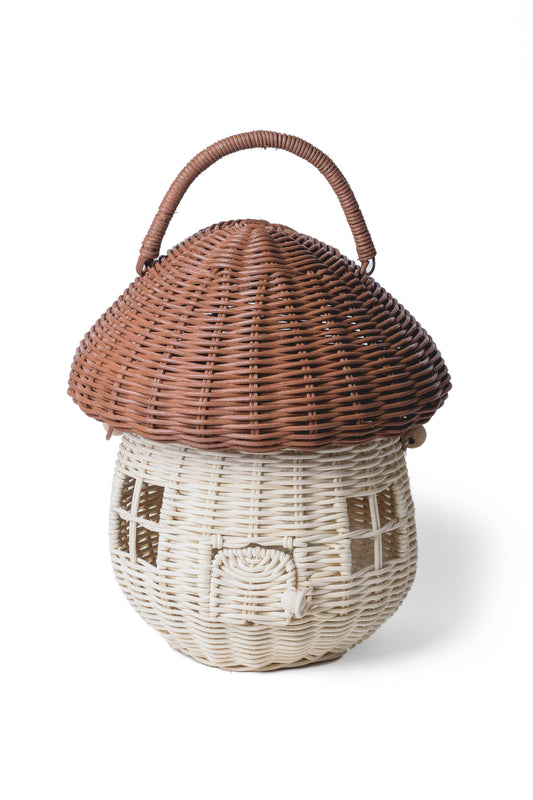 Mushroom House Basket