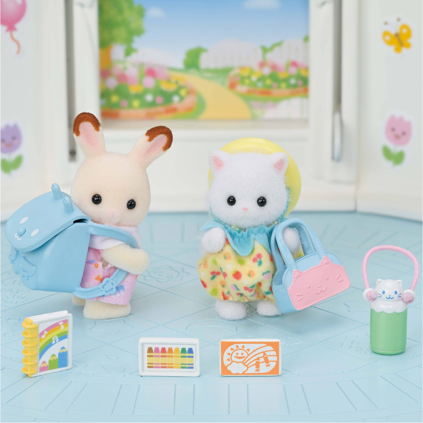 Accessory Set & 2 Figures, Nursery Friends - Walk Along Duo