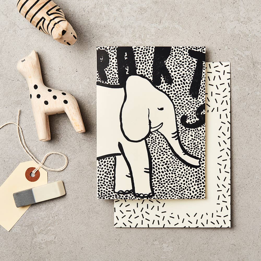 Elephant Party Greeting Card