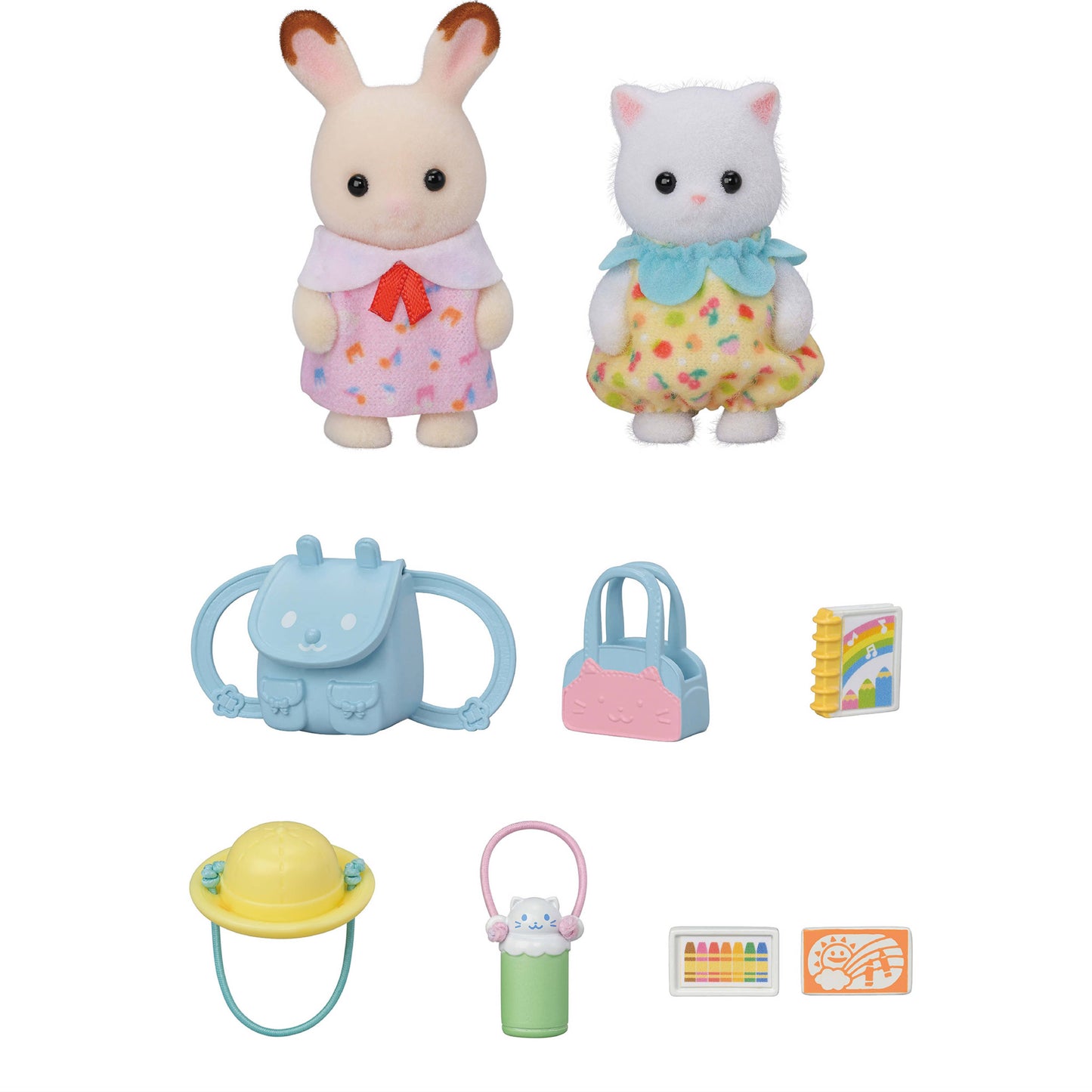 Accessory Set & 2 Figures, Nursery Friends - Walk Along Duo