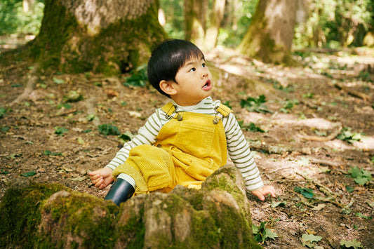 Ochre Chunky Cord Dungarees