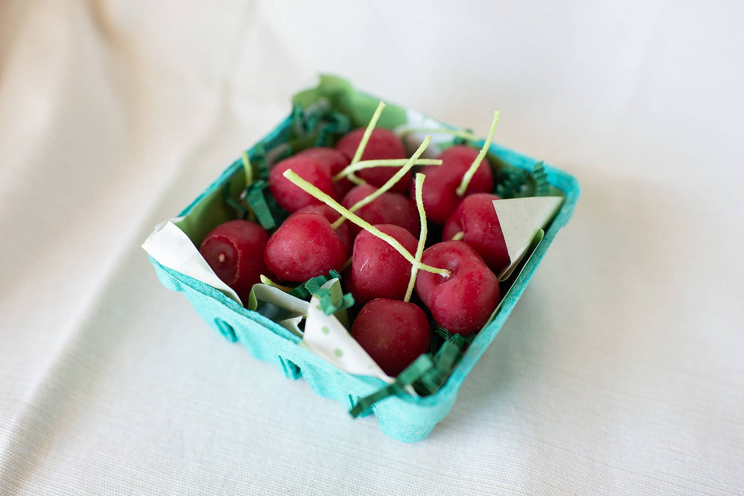 Beeswax Cherry Birthday Candles