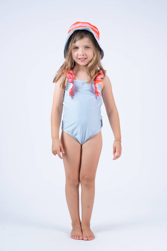 Combo stripes swimsuit