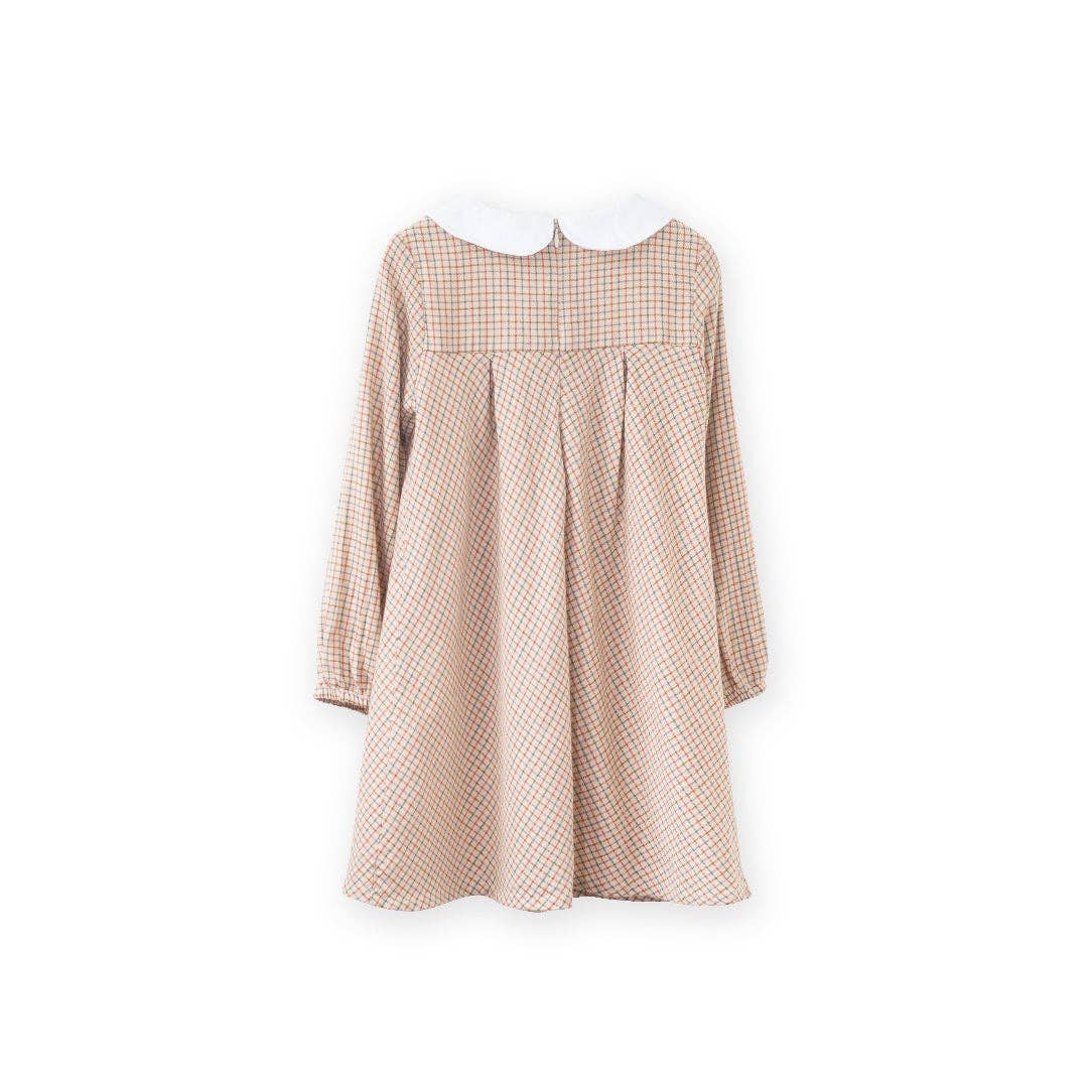 Brook Dress | Beige Country Check