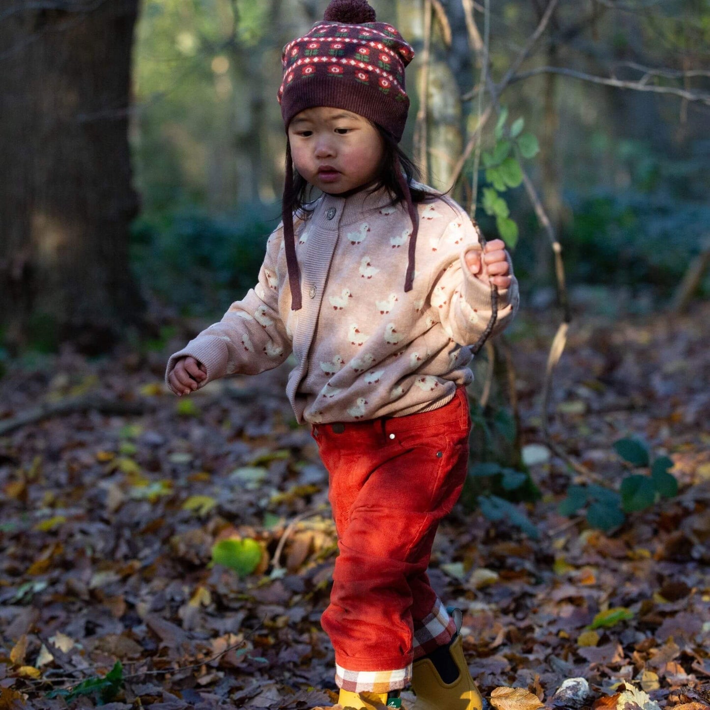 Puddle Ducks Knitted Cardigan