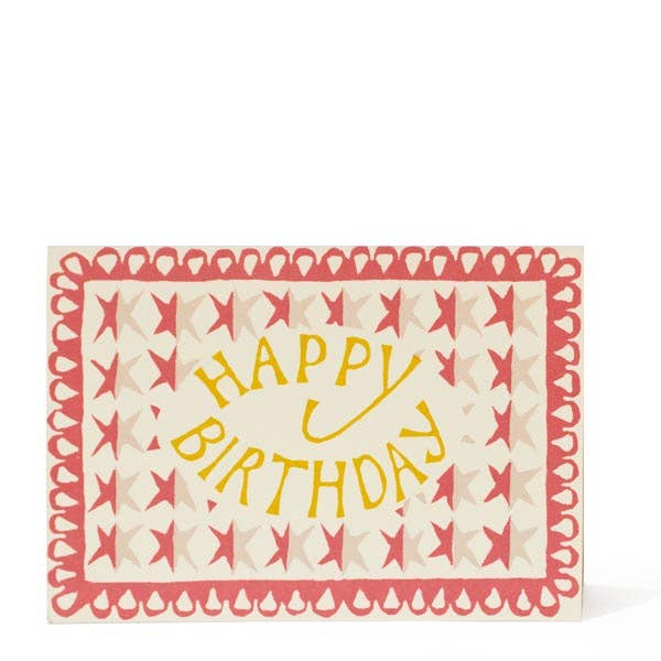 Card Happy Birthday Stars