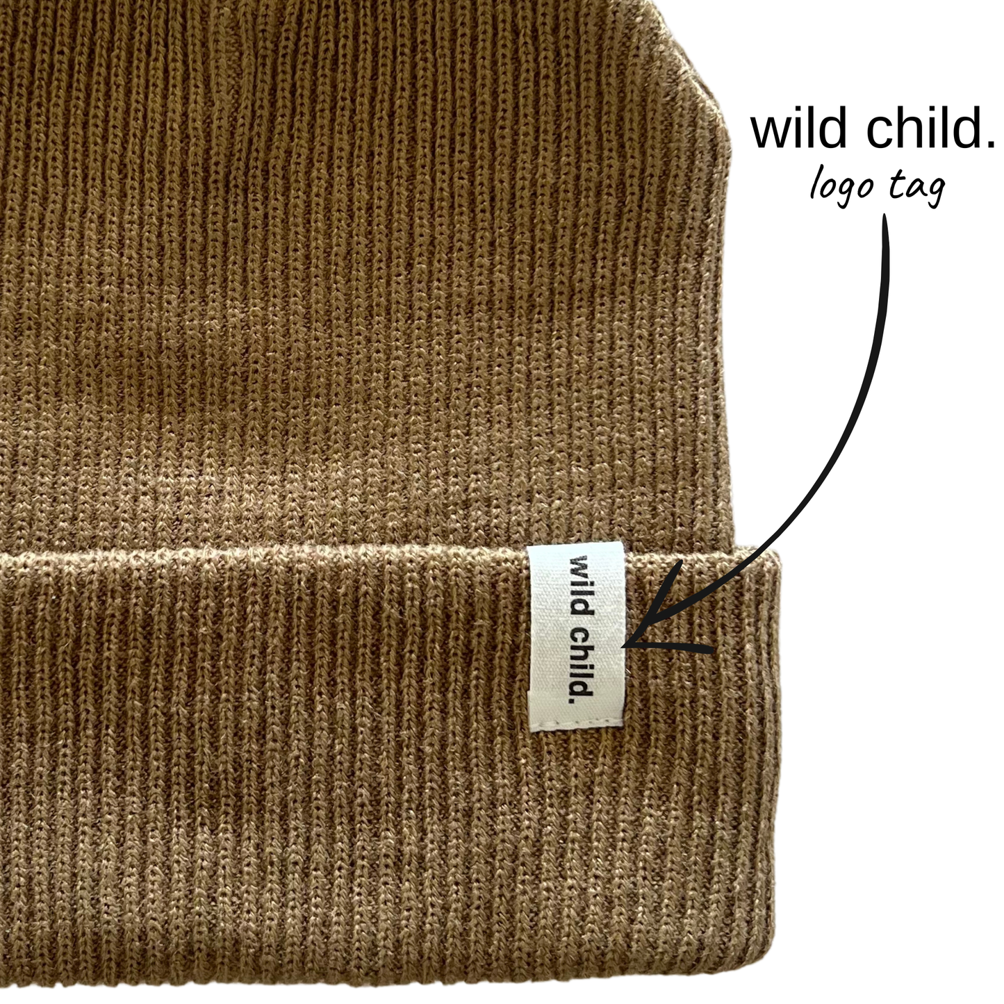 Baby / Kids Classic Beanie (Light Brown)