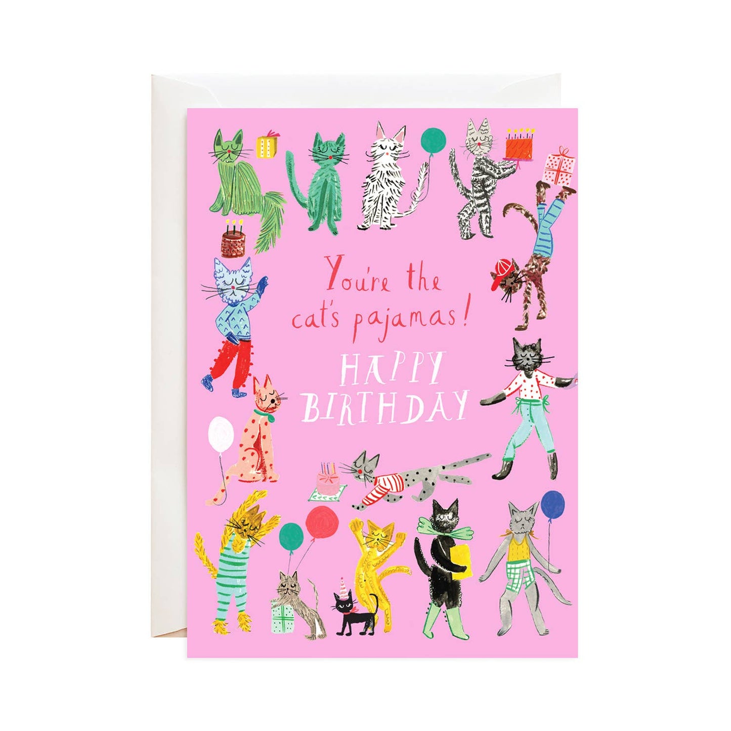 Cats Pajamas - Greeting Card